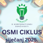 Otvaramo dodatne prijave za 8. ciklus Edukacije o korporativnoj održivosti!