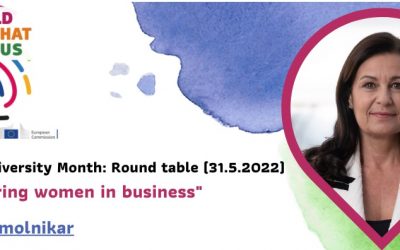 Presenting a spokeswoman on Roundtable “Empowering Women in Business”, May 31th, 10:00 – 11:30, online