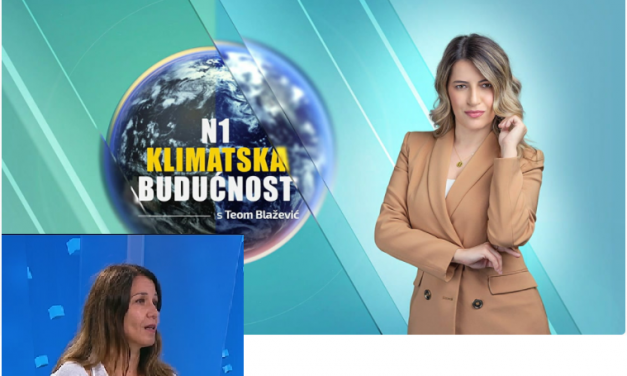 dr. sc. Mirjana Matešić u emisiji KLIMATSKA BUDUĆNOST kod meteorologinje Tee Blažević
