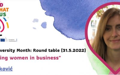 Presenting a spokeswoman on Roundtable “Empowering Women in Business”, May 31th, online, 10:00 – 11:30