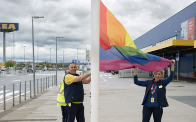 Uz podizanje zastave u duginim bojama, IKEA Hrvatska potiče na stvaranje uključivijeg okruženja za LGBT+ osobe
