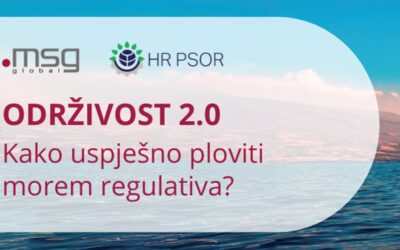 Održivost 2.0 – Kako uspješno ploviti morem regulativa? – Otvorene prijave za konferenciju!